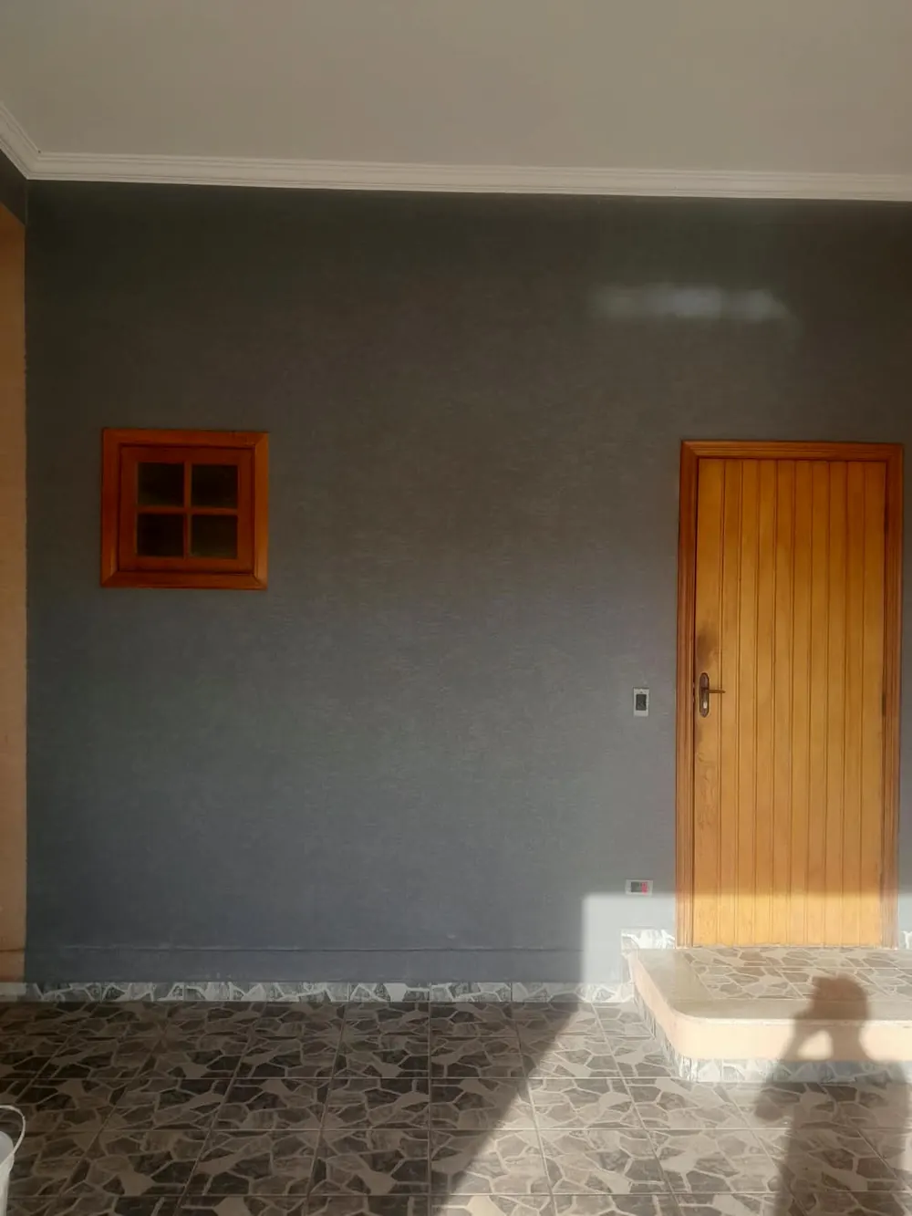 Área externa residencial depois da pintura