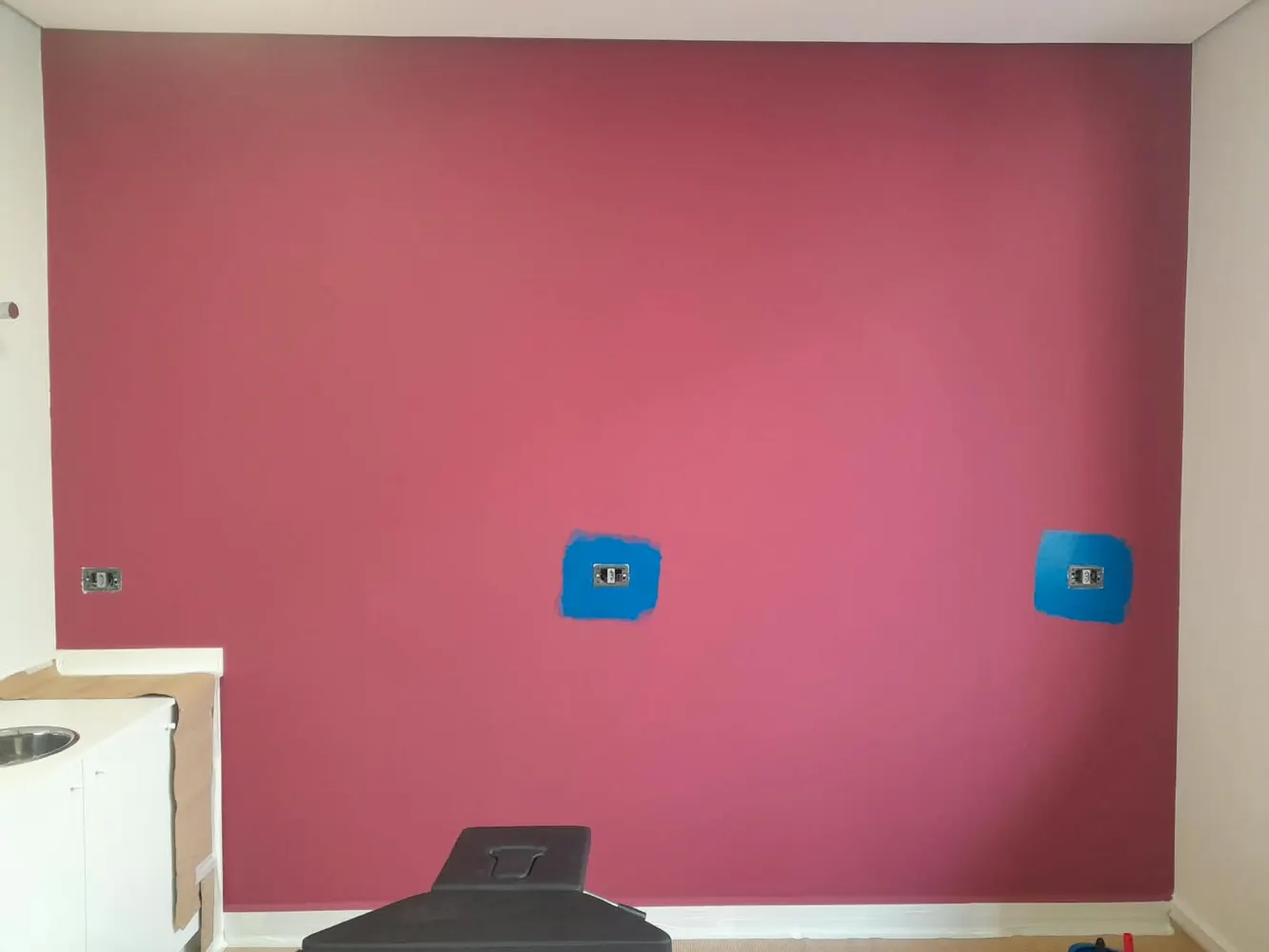 Sala comercial antes da pintura
